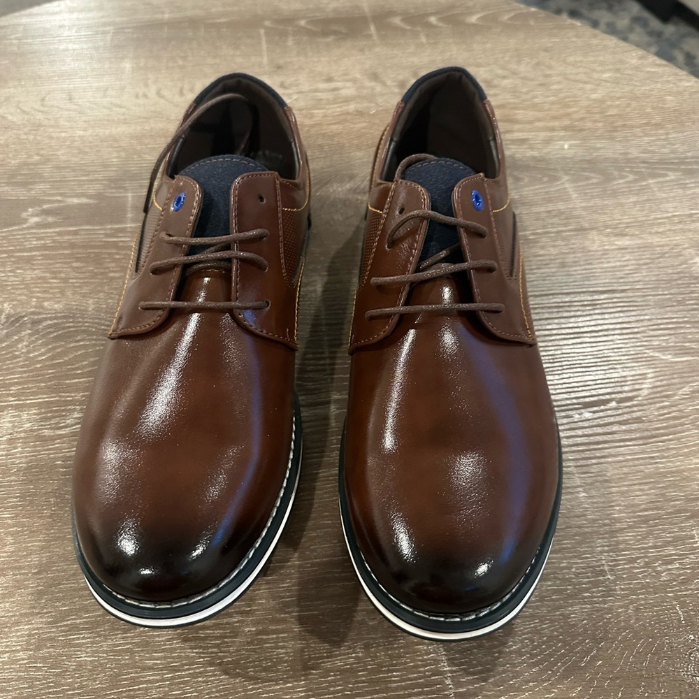 Brown Leather Men's Dress Shoes